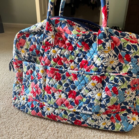 Vera Bradley Grand Weekender Travel Bag, Summer Cottage - Picture 3 of 9